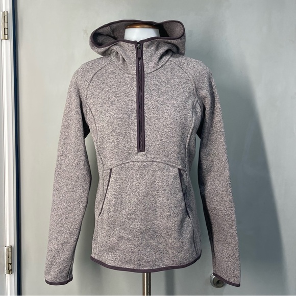 Lululemon Fleece & Thank You Pullover Sz 6 In Heathered Smoky Blush - Picture 4 of 15